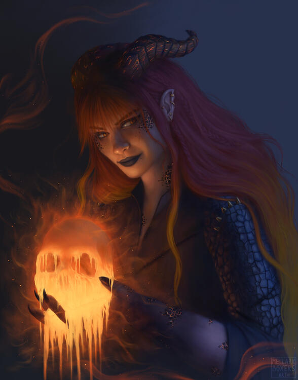 watch out (half-dragon oc)